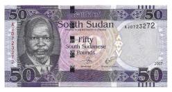 ** GÜNEY  SUDAN ( 50 * POUNDS ) 2017 - ÇİL