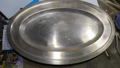 RF59-- E. HARTMANN MÜNCHEN GÜMÜŞ KAPLAMA SERVİS YADA SALATA TABAĞI