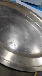 RF59-- E. HARTMANN MÜNCHEN GÜMÜŞ KAPLAMA SERVİS YADA SALATA TABAĞI