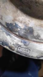 RF59-- E. HARTMANN MÜNCHEN GÜMÜŞ KAPLAMA SERVİS YADA SALATA TABAĞI