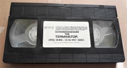 Efemera - VHS - Terminator 1 - Arnold Schwarzenegger - İngilizce - kitantik - kitaLog