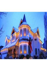 EAVES LED LİGHT WARM LİGHT 3 METRE 20 CM GÜN IŞIĞI SAÇAK LED IŞIK 16 DAL 65 CM 50 CM 32 CM UZUNLUK