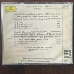 Gidon Kremer - Martha Argerich / Beethoven / Violinsonaten / Violin Sonatas - Sonates Pour Violon / Frühling-Spring-Le Printemps / Kreutzer / CD