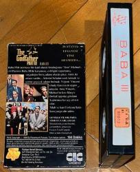 THE GODFATHER PART III * BABA 3 * FRANCIS FORD COPPOLA * BETA VİDEO KASET * TÜRKÇE DUBLAJLI