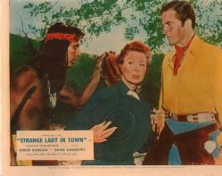 STRANGE LADY IN TOWN GREER GARSON DANA ANDREWS WARNER BROS. LOBBY CARDS 1955 RRRR