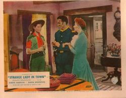STRANGE LADY IN TOWN GREER GARSON DANA ANDREWS WARNER BROS. LOBBY CARDS 1955 RRRR
