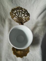 Pirinç kahvedanlik tek  kisilik