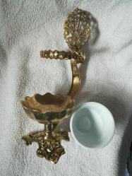 Pirinç kahvedanlik tek  kisilik