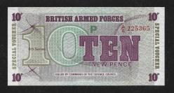 **  İNGİLİZ  ASKERİ  PARASI ( 10 * NEW  PENCE ) 1972 - ÇİL