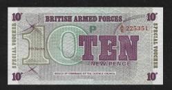 ** İNGİLİZ  ASKERİ  PARASI ( 10 * NEW  PENCE ) 1972 - ÇİL