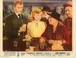 THE CRIPPLE CREEK, WESTERN 3 LOBBY CARDS,KARIN BOOTH .1952