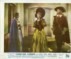 FOREVER AMBER , LINDA DARNELL, CORNEL WILDE,R.GREEN, 7 LOBBY CARDS 