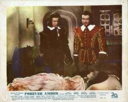 FOREVER AMBER , LINDA DARNELL, CORNEL WILDE,R.GREEN, 7 LOBBY CARDS 
