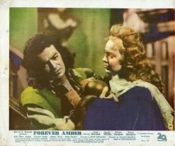 FOREVER AMBER , LINDA DARNELL, CORNEL WILDE,R.GREEN, 7 LOBBY CARDS 