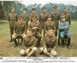 Efemera - ACES HIGH ,CHRISTOPHER PLUMMER, TREVOR HOWARD, RAY MILLAND,SIMON WARD, PETER FIRTH, DAVID WOOD , 5 LOBBY CARDS - kitantik - kitaLog