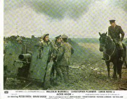 ACES HIGH ,CHRISTOPHER PLUMMER, TREVOR HOWARD, RAY MILLAND,SIMON WARD, PETER FIRTH, DAVID WOOD , 5 LOBBY CARDS