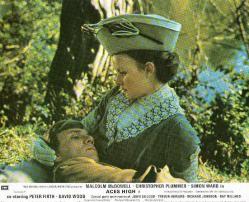 ACES HIGH ,CHRISTOPHER PLUMMER, TREVOR HOWARD, RAY MILLAND,SIMON WARD, PETER FIRTH, DAVID WOOD , 5 LOBBY CARDS