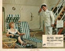 THE CAPTAIN'S TABLE,RRRR 1959 PEGGY CUMMINGS 6 LOBBY CARDS