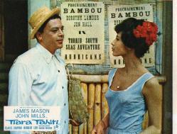 Tiara Tahiti 4 Original Lobby Cards James Mason John Mills Claude Dauphin Herbert Lom