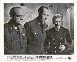 Appointment in London, Original Lobby Cards set 5 adet Dirk Bogarde Dinah Sheridan Siyah Beyaz Şahane RRRR British Lion Films