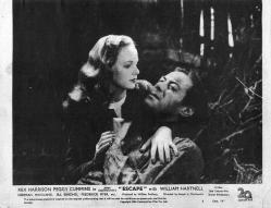 Escape Rex Harrison Peggy Cummıngs  3 lobby card . British 20th Century Fox British Production