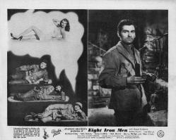 EIGHT IRON MEN STANLEY KRAMER RICHARD KILLEY NICK DENNIS 6 LOBBY CARDS B&W RRRR
