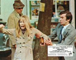 ASSAULT SUZY KENDALL FRANK FINLAY  1968 3 LOBBY CARDS