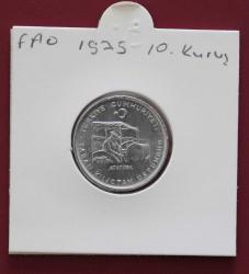 1975 10 Kuruş FAO Saban Kılıçtan Üstündür  No 054