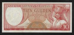 ** SURİNAM ( 10 * GULDEN - LK 080153 ) 1963 - ÇİL