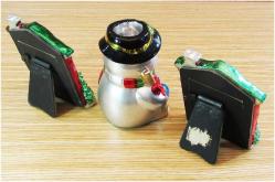 ViNTaGe SERAMİK YıLBaŞı SüSü MUMLUK ve ÇERÇEVELER....