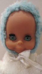 ALMANYA 1980'LERDEN VİNTAGE KARSTADT PELUŞ VE ET BEBEK 31 CM