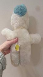 ALMANYA 1980'LERDEN VİNTAGE KARSTADT PELUŞ VE ET BEBEK 31 CM