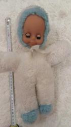 ALMANYA 1980'LERDEN VİNTAGE KARSTADT PELUŞ VE ET BEBEK 31 CM