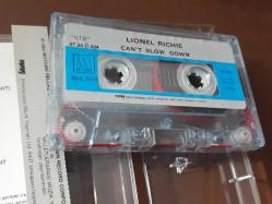 can't slow down - lionel richie kaset (kasetçalarda denenmiştir/dinlenmiştir)