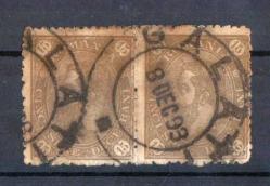 Romanya Klasik 1890 Kral Karl I Portreli Damgalı Per Pul