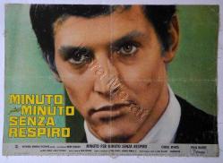 AFİŞ İTALYAN MINUTO per MINUTO SENZA RESPIRO 11 BEZ ÜZERİNE BASILMIŞ AFİŞ  1969 ÇOK ÖNEMLİ BİR SERİ POSTER