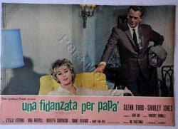 AFİŞ İTALYAN GLENN FORD,SHIRLEY JONES 6 LOBBY POSTER, The Courtship of Eddie's Father UNA FIDANZATE PER PAPA  BEZ ÜZERİNE BASKI