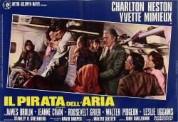 AFİŞ İTALYAN IL PRATA DELL'ARIA CHALTON HESTON YVETTE MIMIEUX 8 LOBBY-POSTERS 1972 KAĞIT ÜZRİNE 48X68 CM.