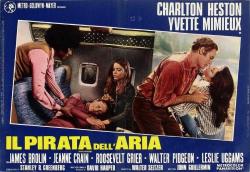 AFİŞ İTALYAN IL PRATA DELL'ARIA CHALTON HESTON YVETTE MIMIEUX 8 LOBBY-POSTERS 1972 KAĞIT ÜZRİNE 48X68 CM.