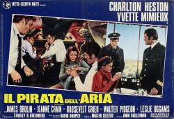 AFİŞ İTALYAN IL PRATA DELL'ARIA CHALTON HESTON YVETTE MIMIEUX 8 LOBBY-POSTERS 1972 KAĞIT ÜZRİNE 48X68 CM.