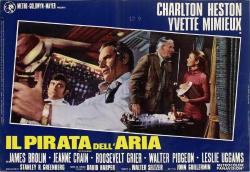 AFİŞ İTALYAN IL PRATA DELL'ARIA CHALTON HESTON YVETTE MIMIEUX 8 LOBBY-POSTERS 1972 KAĞIT ÜZRİNE 48X68 CM.