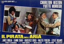 AFİŞ İTALYAN IL PRATA DELL'ARIA CHALTON HESTON YVETTE MIMIEUX 8 LOBBY-POSTERS 1972 KAĞIT ÜZRİNE 48X68 CM.