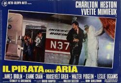 AFİŞ İTALYAN IL PRATA DELL'ARIA CHALTON HESTON YVETTE MIMIEUX 8 LOBBY-POSTERS 1972 KAĞIT ÜZRİNE 48X68 CM.