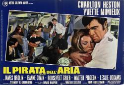 AFİŞ İTALYAN IL PRATA DELL'ARIA CHALTON HESTON YVETTE MIMIEUX 8 LOBBY-POSTERS 1972 KAĞIT ÜZRİNE 48X68 CM.