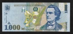 ** ROMANYA ( 1.000 * LEİ - 009 B 1188303 ) 1998 - ÇİL