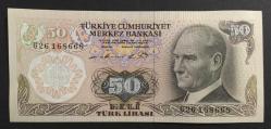 6.Emisyon 50 LİRA LOTU (G26/1.Tertip) ÇİL TCKL26 “3 Adet Seri Takipli”