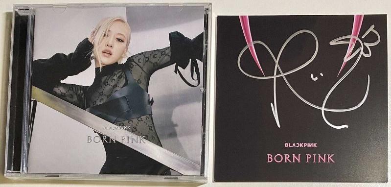 BLACKPINK ROSE İMZALI BORN PINK 2022 CD - Efemera - kitantik