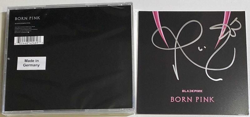 BLACKPINK ROSE İMZALI BORN PINK 2022 CD - Efemera - kitantik