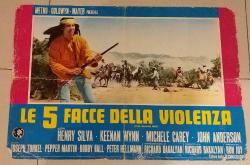 AFİŞ İTALYAN le 5 facce della violenza