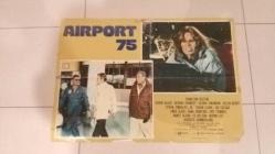 AFİŞ İTALYAN  AIRPORT  CHARLTON HESTON KAREN BLACK GEORGE KENNEDY GLORIA SWANSON 4 POSTER  68X48CM MÜKEMMEL